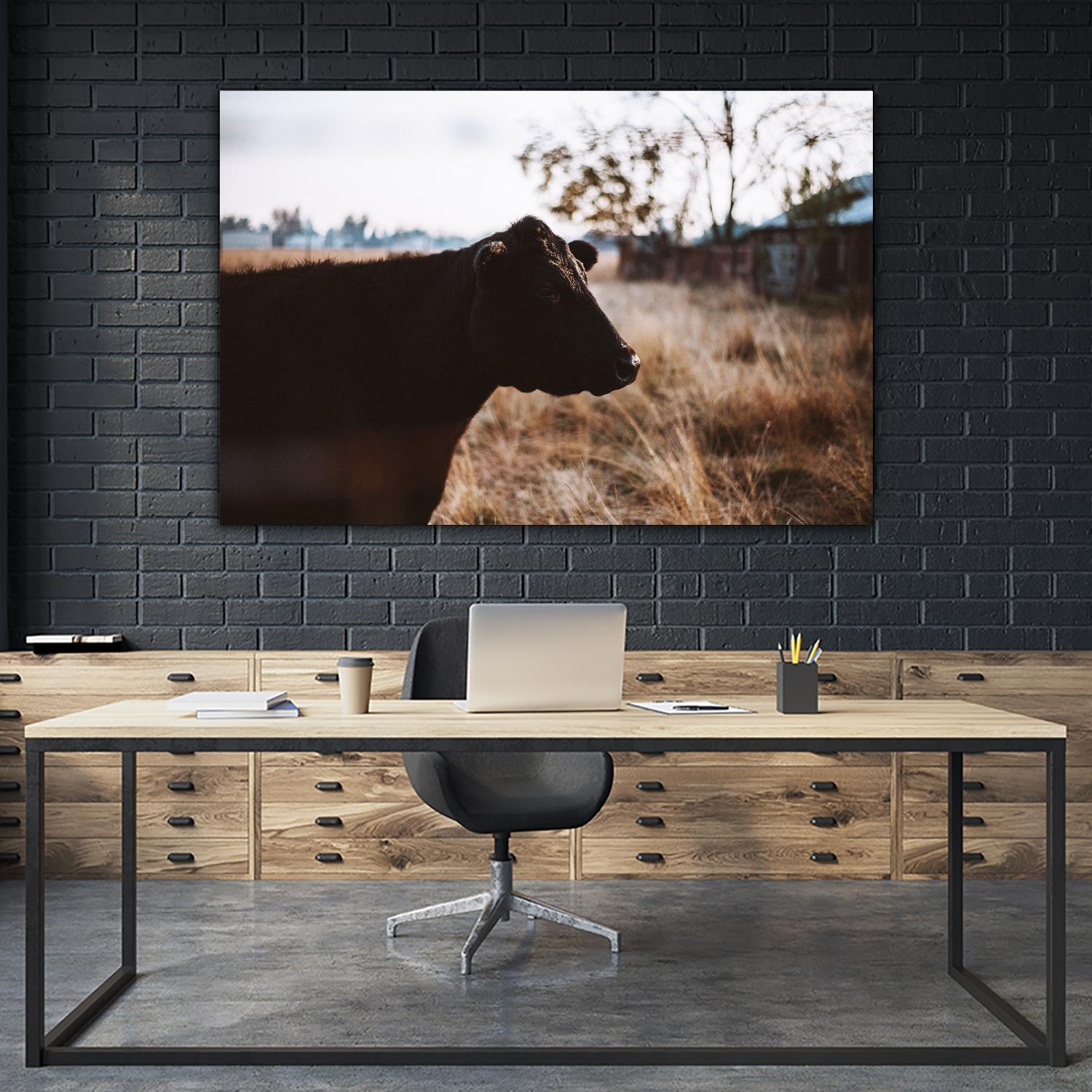 Cow by Pexels on GIANT ART - brown animals