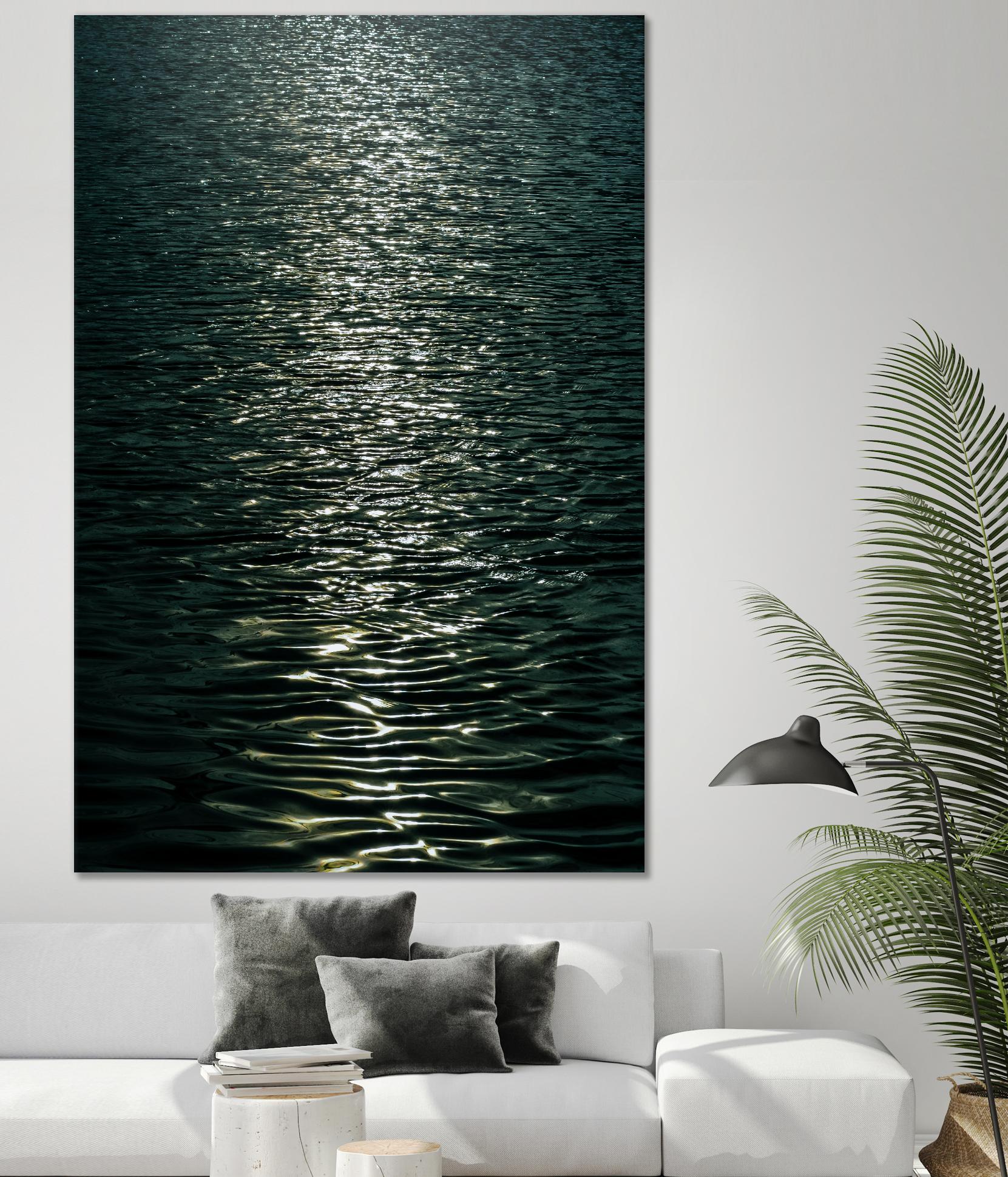 Moon light by Pexels on GIANT ART - black sea scene