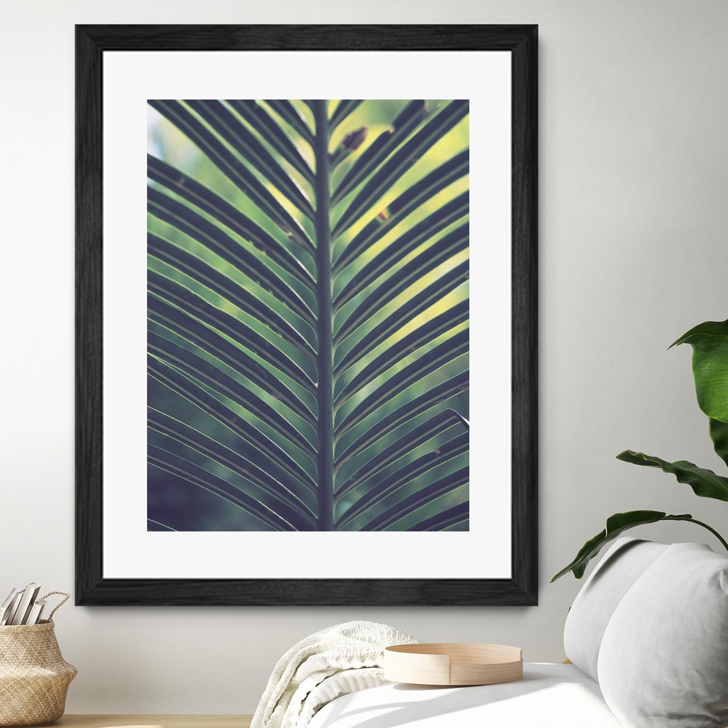 Leaf by Pexels on GIANT ART - yellow tropical