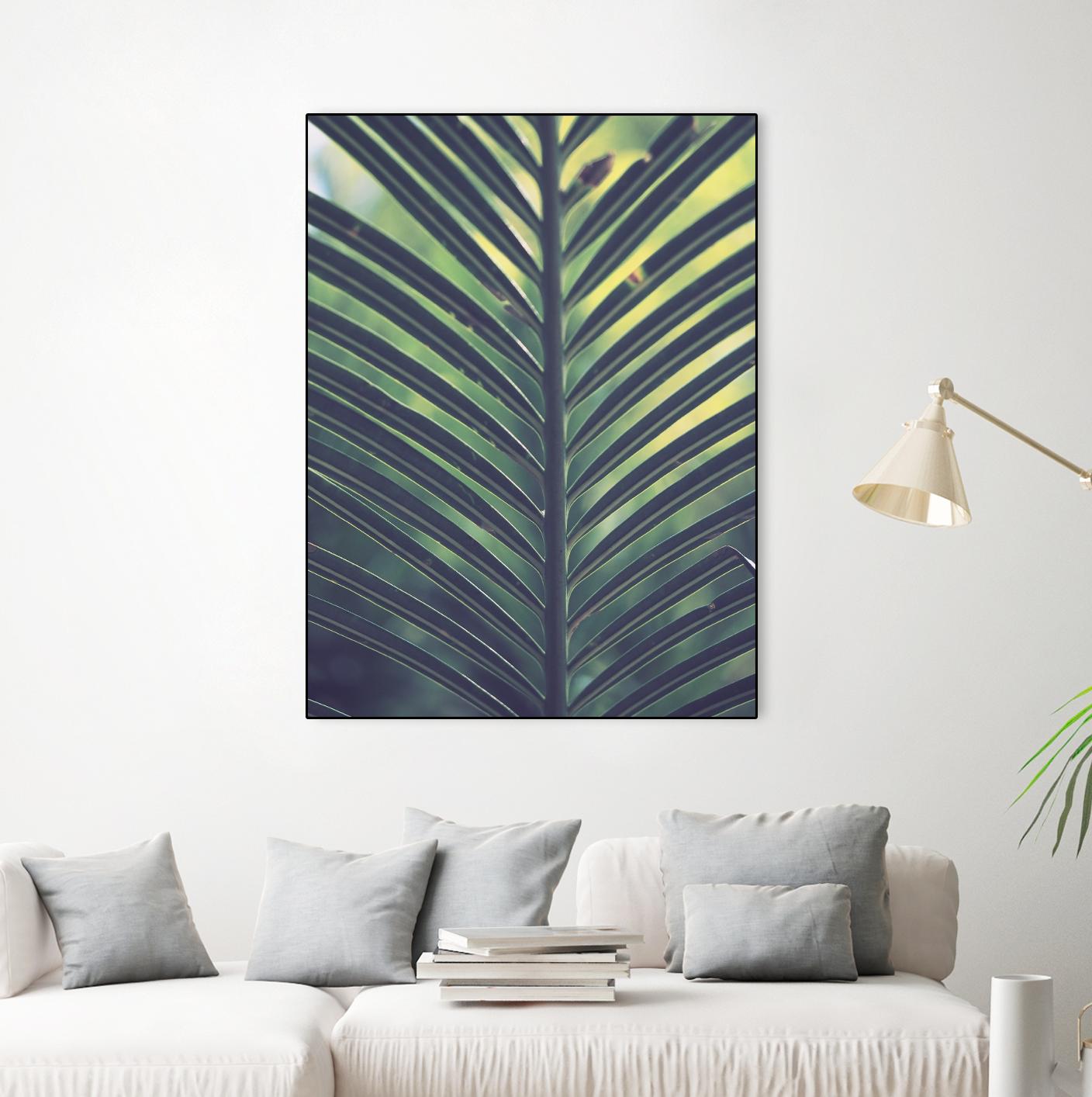 Leaf by Pexels on GIANT ART - yellow tropical