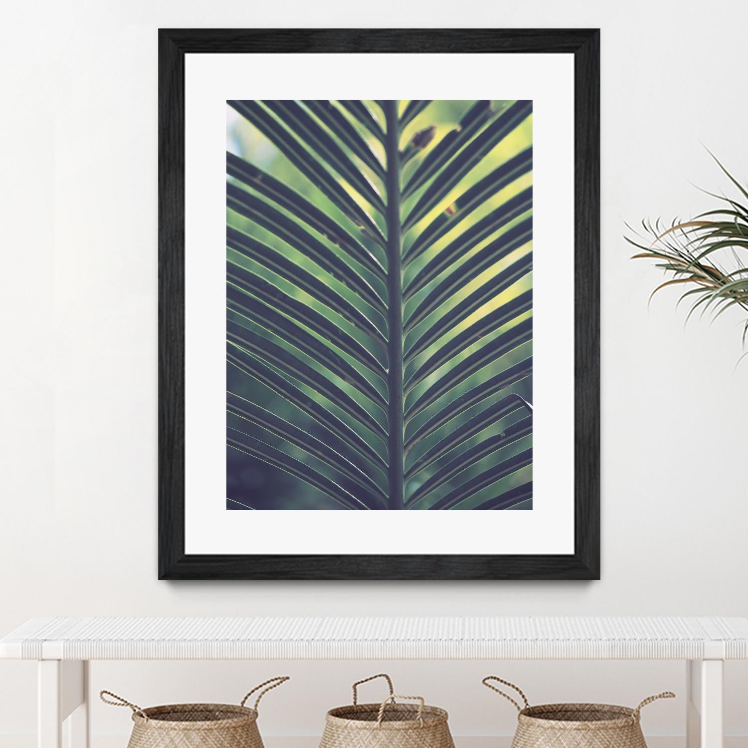 Leaf by Pexels on GIANT ART - yellow tropical