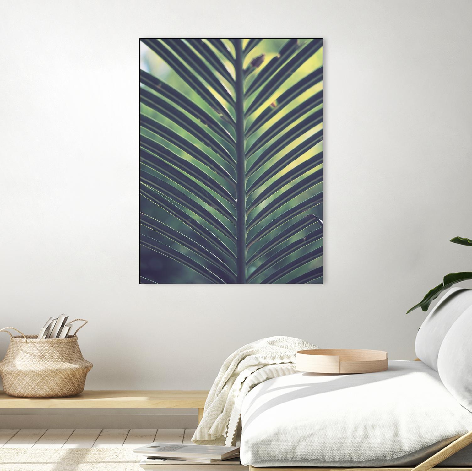 Leaf by Pexels on GIANT ART - yellow tropical