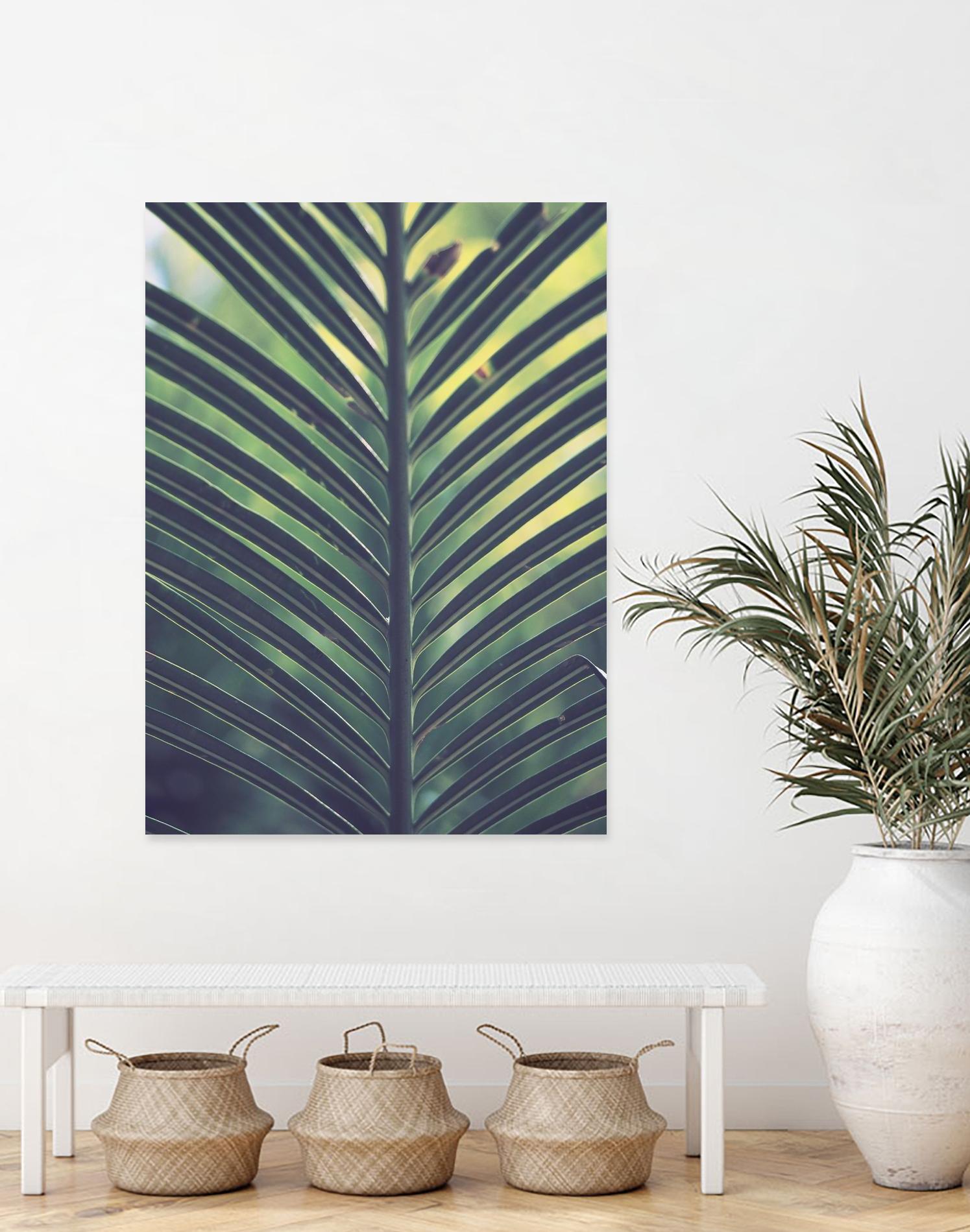 Leaf by Pexels on GIANT ART - yellow tropical