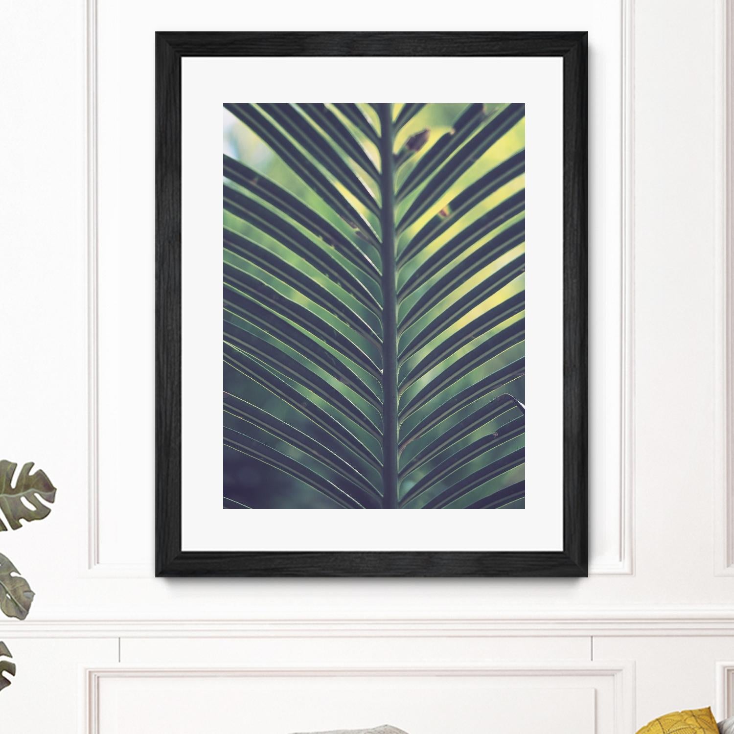 Leaf by Pexels on GIANT ART - yellow tropical