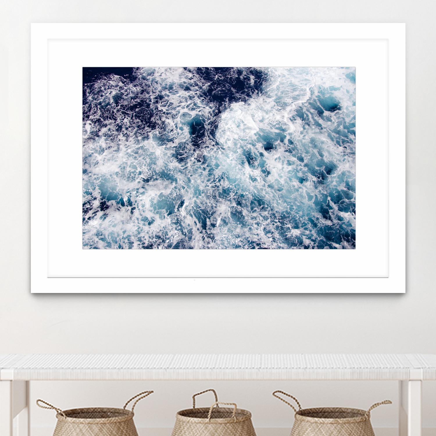Swirl by Pexels on GIANT ART - white sea scene waves