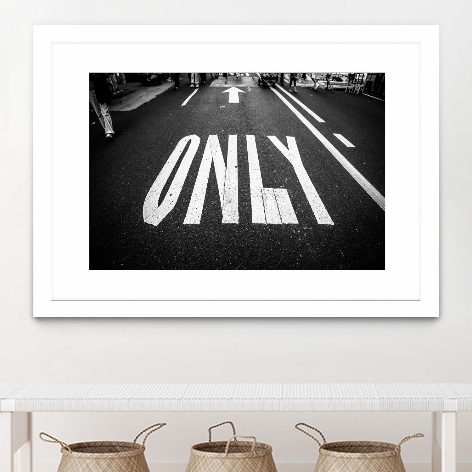 Only that way by Pexels on GIANT ART - white city scene