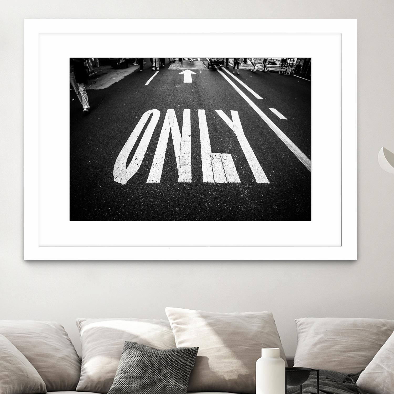 Only that way by Pexels on GIANT ART - white city scene