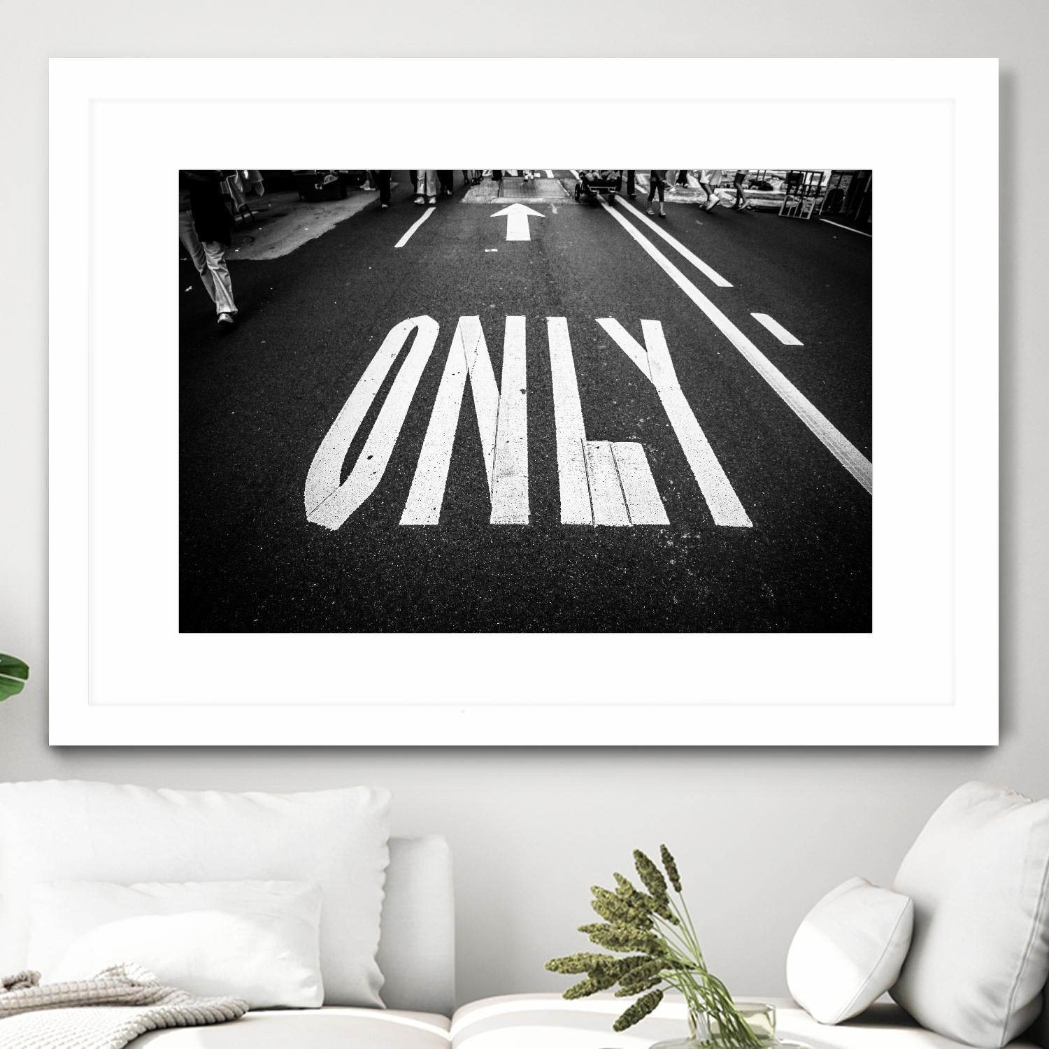 Only that way by Pexels on GIANT ART - white city scene