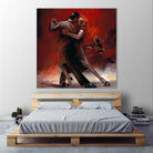 Tango Argentino II by Willem Haenraets on GIANT ART - black music - dance