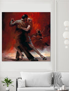 Tango Argentino II by Willem Haenraets on GIANT ART - black music - dance