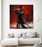 Tango Argentino II by Willem Haenraets on GIANT ART - black music - dance