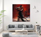 Tango Argentino II by Willem Haenraets on GIANT ART - black music - dance