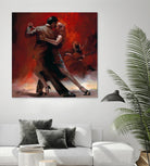 Tango Argentino II by Willem Haenraets on GIANT ART - black music - dance