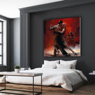 Tango Argentino II by Willem Haenraets on GIANT ART - black music - dance