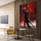 Tango Argentino II by Willem Haenraets on GIANT ART - black music - dance