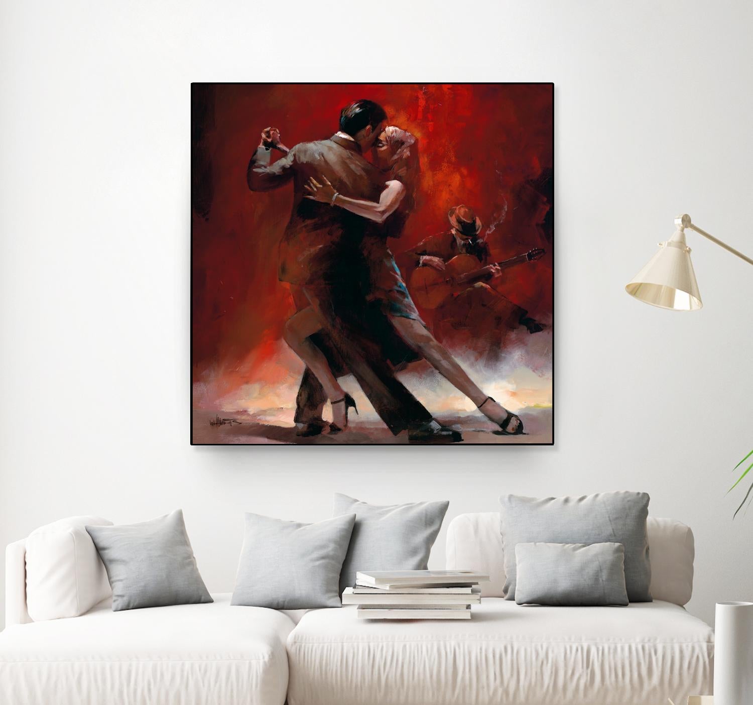 Tango Argentino II by Willem Haenraets on GIANT ART - black music - dance