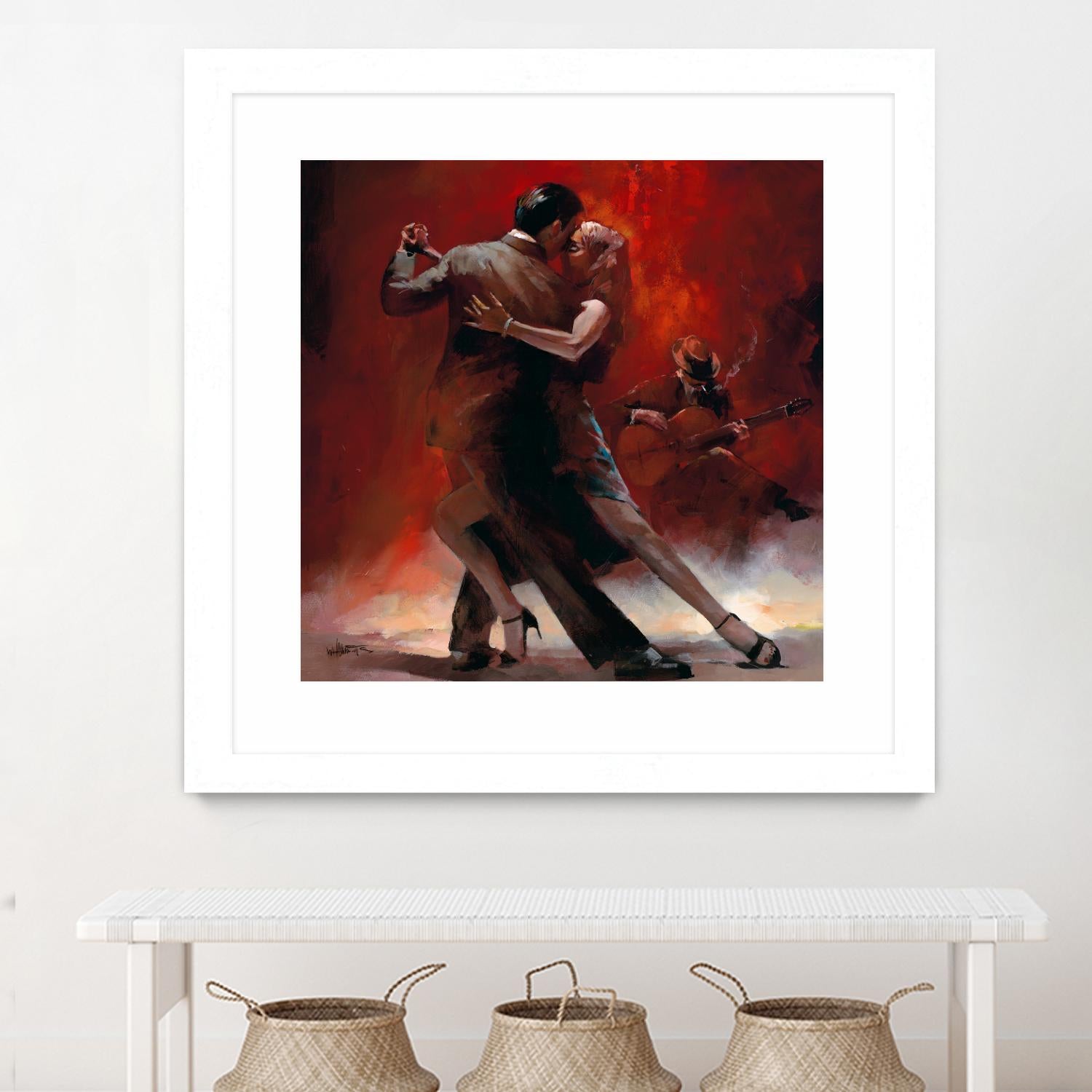 Tango Argentino II by Willem Haenraets on GIANT ART - black music - dance