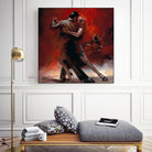 Tango Argentino II by Willem Haenraets on GIANT ART - black music - dance