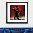 Tango Argentino II by Willem Haenraets on GIANT ART - black music - dance