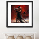 Tango Argentino II by Willem Haenraets on GIANT ART - black music - dance
