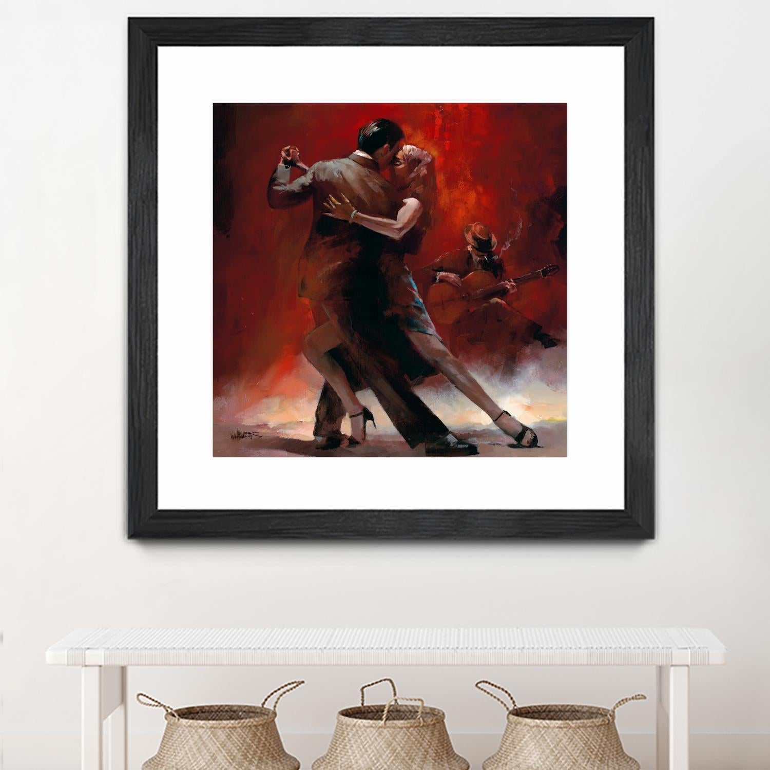 Tango Argentino II by Willem Haenraets on GIANT ART - black music - dance