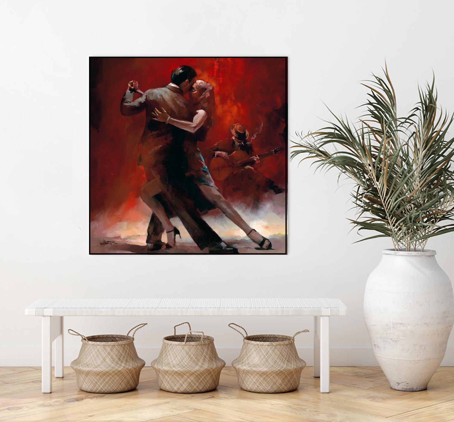 Tango Argentino II by Willem Haenraets on GIANT ART - black music - dance