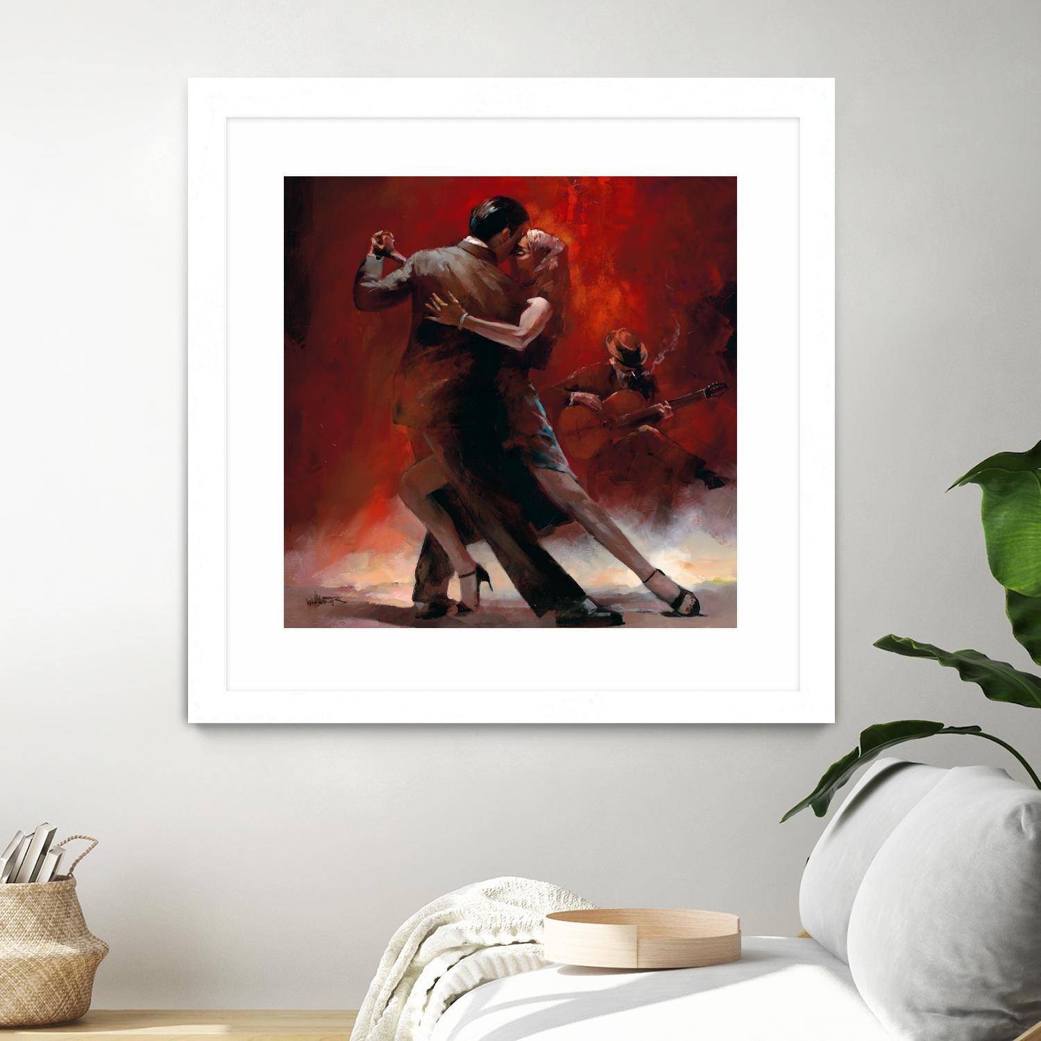 Tango Argentino II by Willem Haenraets on GIANT ART - black music - dance