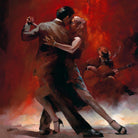 Tango Argentino II by Willem Haenraets on GIANT ART - black music - dance