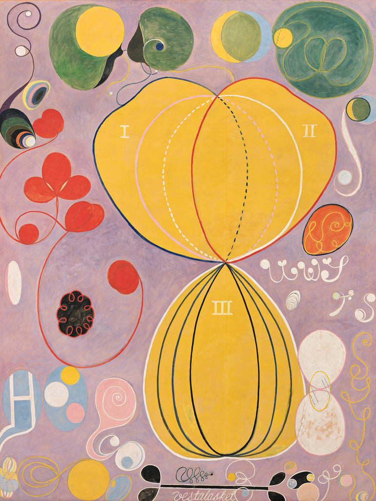 The Ten Largest, No. 7., Adulthood, Group IV, 1907 (oil on canvas) by Hilma af Klint on GIANT ART - museums