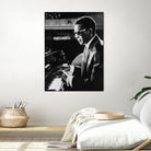 Ray Charles At The Piano by Bridgeman Images  on GIANT ART - black and white photography