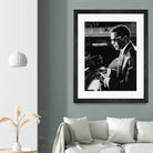 Ray Charles At The Piano by Bridgeman Images  on GIANT ART - black and white photography