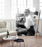 Grace Kelly During Cannes Festival on May 6, 1955 by Bridgeman Images  on GIANT ART - black and white photography