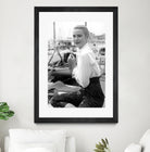 Grace Kelly During Cannes Festival on May 6, 1955 by Bridgeman Images  on GIANT ART - black and white photography