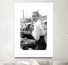 Grace Kelly During Cannes Festival on May 6, 1955 by Bridgeman Images  on GIANT ART - black and white photography