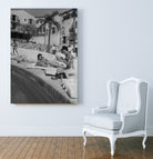 Opening of Famous Luxury Hotel Byblos in Saint Tropez in 1967 by Photo © AGIP / Bridgeman Images on GIANT ART - black and white  photography