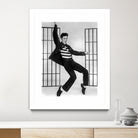 Jailhouse Rock' de RichardThorpe avec Elvis Presley 1957 by Bridgeman Images on GIANT ART - black and white photography 