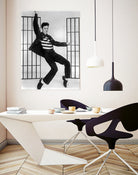 Jailhouse Rock' de RichardThorpe avec Elvis Presley 1957 by Bridgeman Images on GIANT ART - black and white photography 
