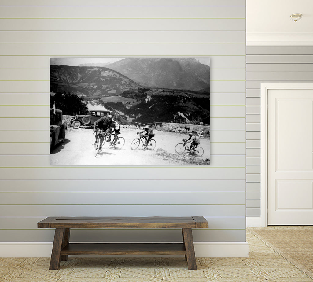 Tour de France 1928, 13th leg Nice/Grenoble (Alps) on july 4 by Bridgeman Images on GIANT ART - black and white photography