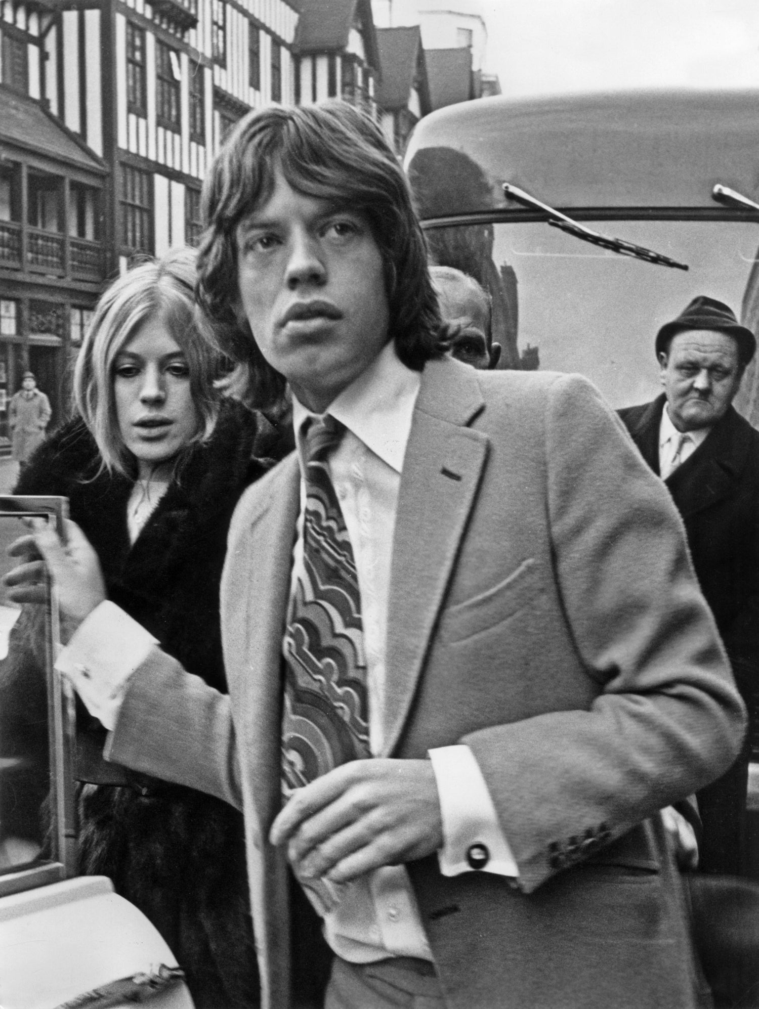 Mick Jagger et Marianne Faithfull by Bridgeman Images on GIANT ART - black and white photography