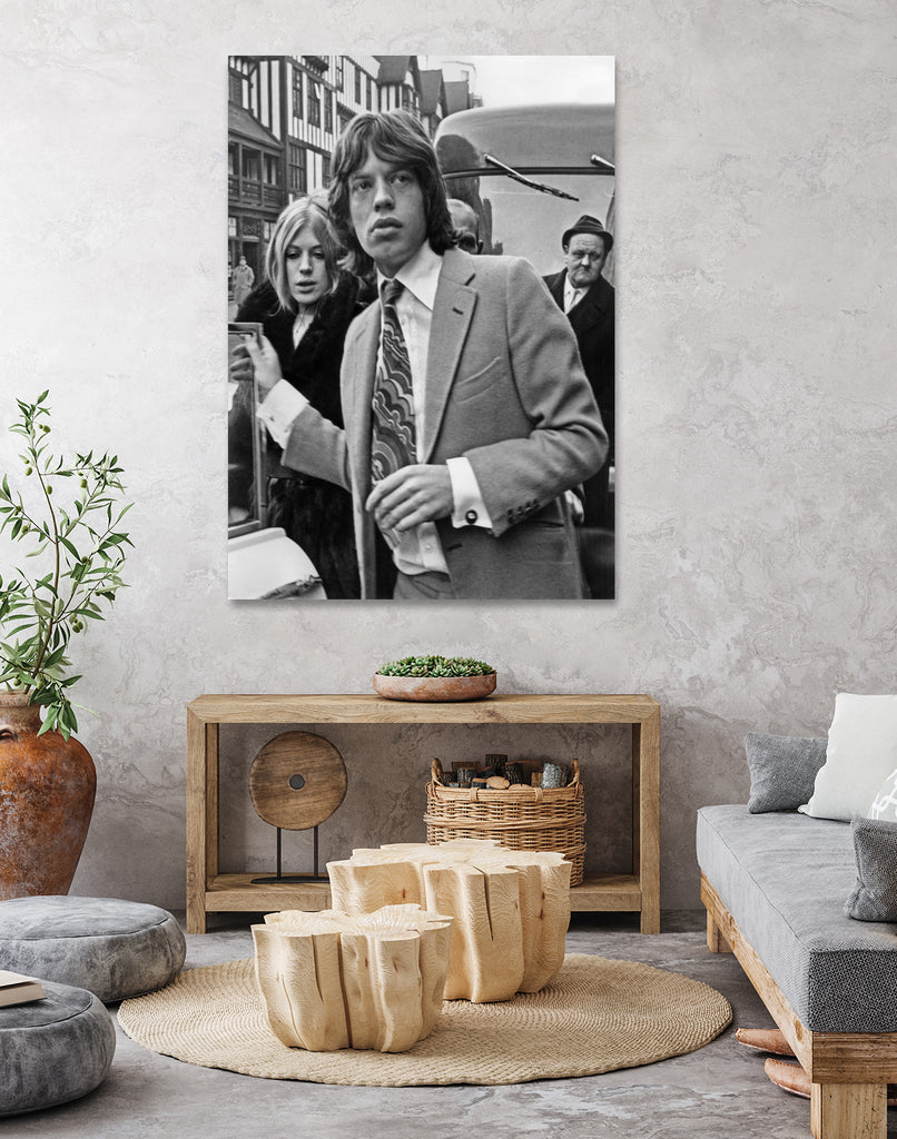 Mick Jagger et Marianne Faithfull by Bridgeman Images on GIANT ART - black and white photography