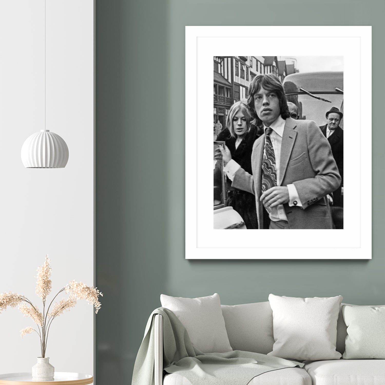 Mick Jagger et Marianne Faithfull by Bridgeman Images on GIANT ART - black and white photography