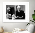 Andy Warhol in London, November 12th, 1975  by Bridgeman Images on GIANT ART - black and white photography