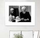 Andy Warhol in London, November 12th, 1975  by Bridgeman Images on GIANT ART - black and white photography