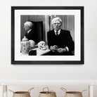 Andy Warhol in London, November 12th, 1975  by Bridgeman Images on GIANT ART - black and white photography