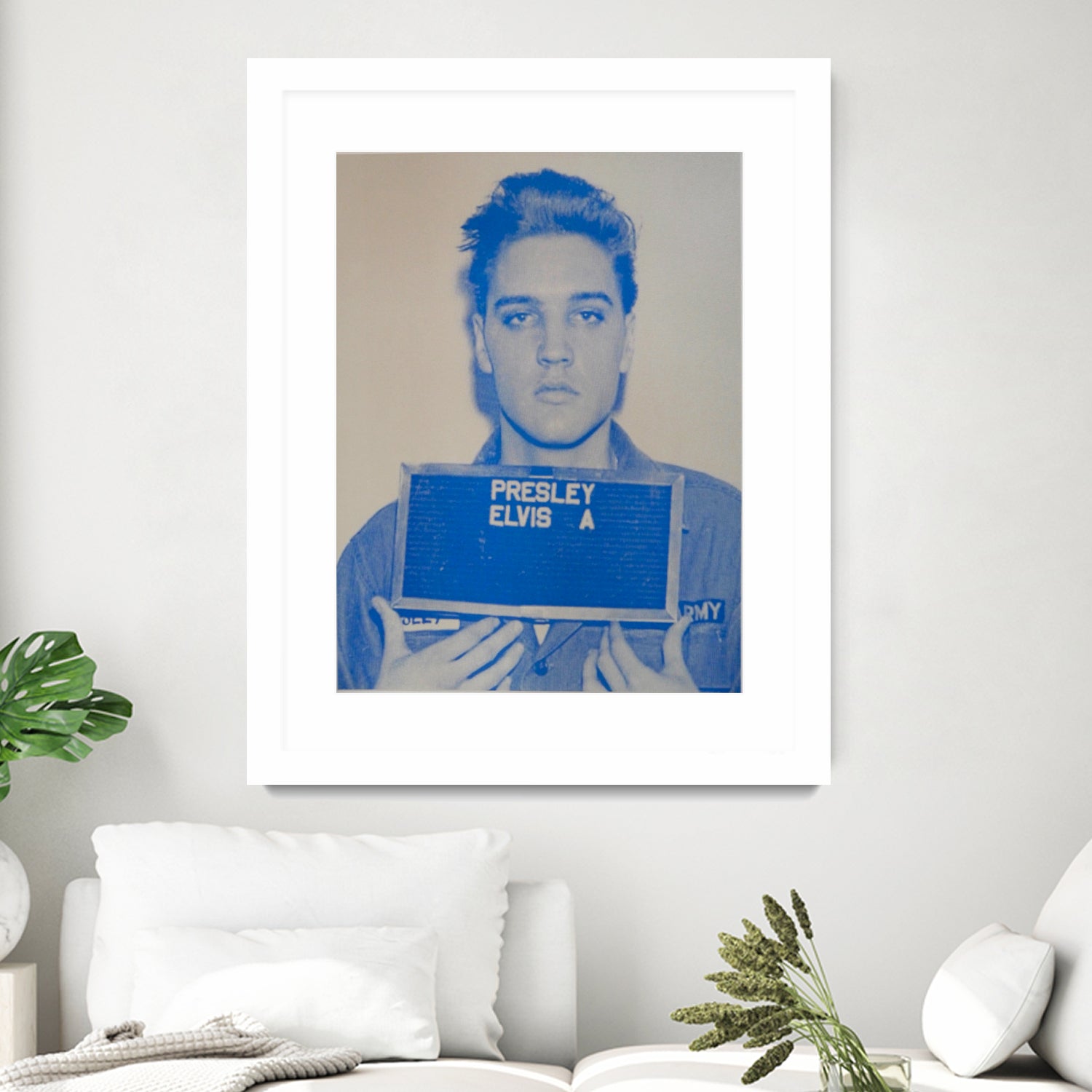 Elvis I, 2017  by Studwell, David on GIANT ART - blue photography