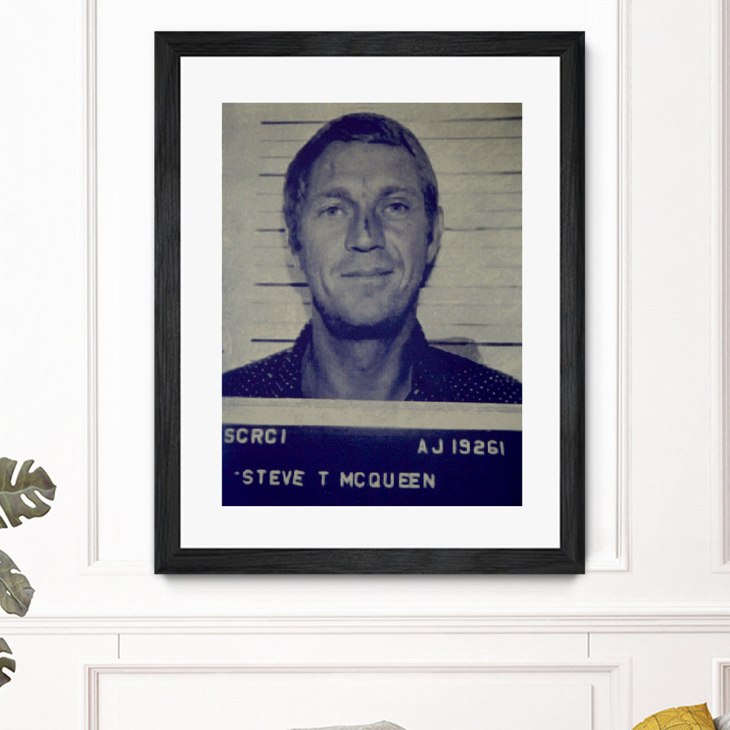Steve McQueen I, 2017 by Bridgeman Iamges  on GIANT ART - black 