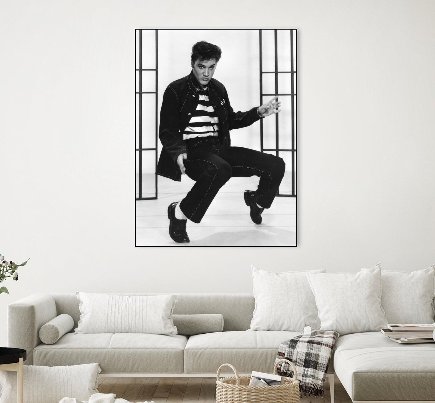 Elvis Presley by  Bridgeman Images on GIANT ART - black and white  photography