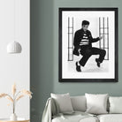 Elvis Presley by  Bridgeman Images on GIANT ART - black and white  photography