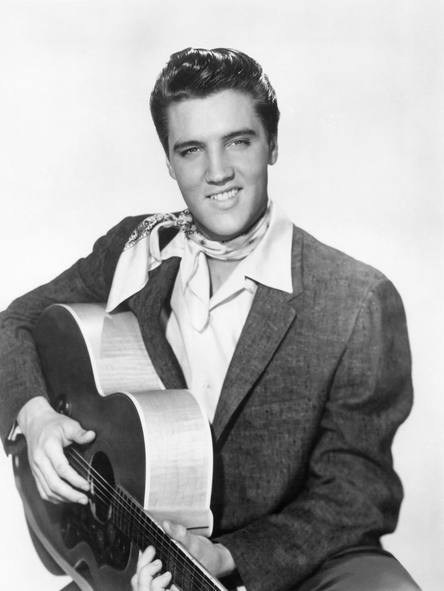 Elvis Presley by Paramount Pictures Bridgeman Images  on GIANT ART - black and white  photography 