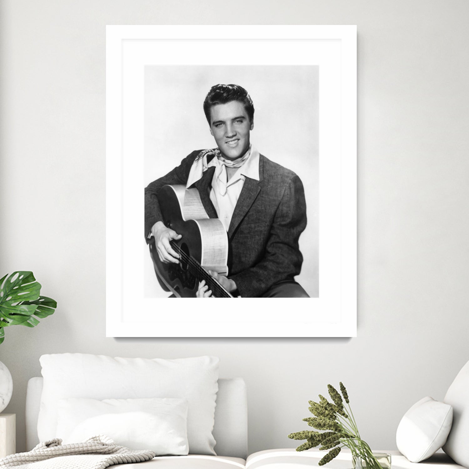 Elvis Presley by Paramount Pictures Bridgeman Images  on GIANT ART - black and white  photography 